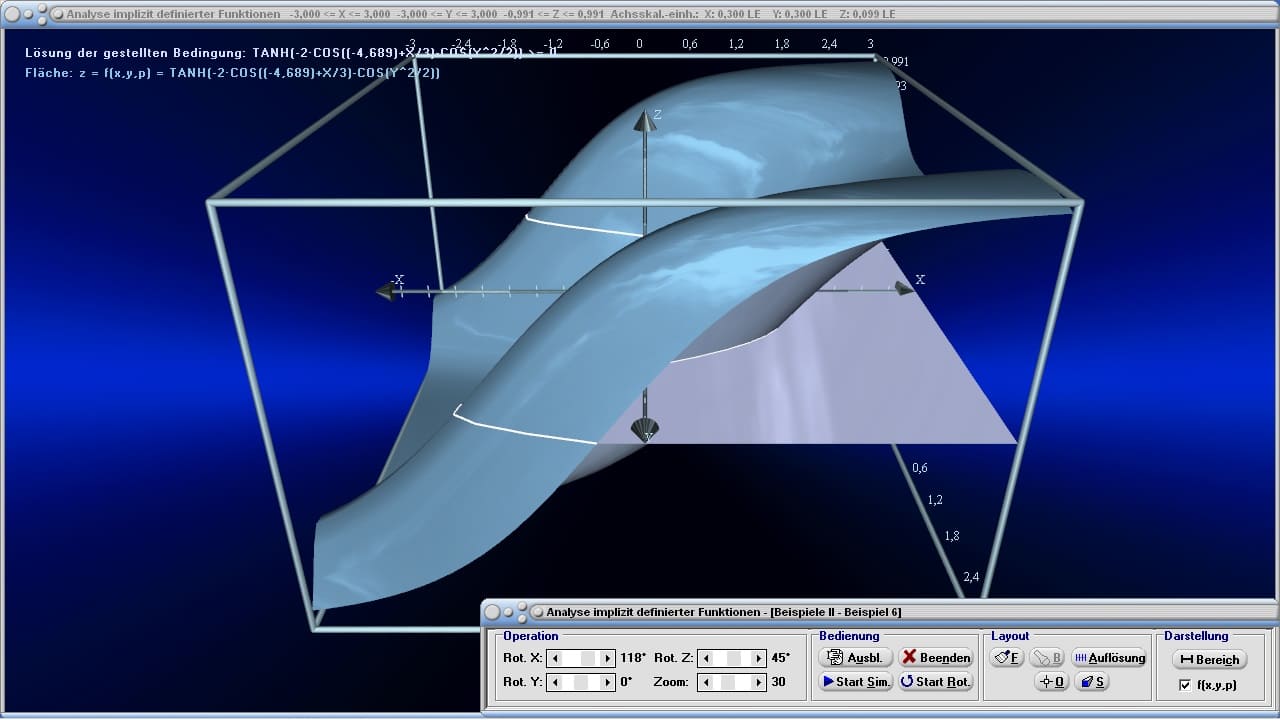 MathProf - Implizite Gleichung - Funktion - Zwei Variablen - Darstellung - Form - Lösen - Plotten - Kreis - Implizite Gleichungen - Implizit - Darstellung - Kurve - 3D - Flächenfunktion - Beispiel - 3D Funktion - 3D Funktionen - 3D Funktionsplotter - 3D-Plotter - 3D-Funktionsplot - Plotten - 3D-Flächen - 2 Unbekannte - Gleichung - Gleichungen mit 2 Unbekannten - Gleichungen mit 2 Variablen - Mehrdimensionale Funktionen - Flächenfunktion - Implizite Kurve - Implizite Kurvendarstellung - Implizite Funktion - Mehrere Variablen - Darstellen - Plotten - Graph - Grafik - Zeichnen - Plotter - Rechner - Berechnen - Schaubild