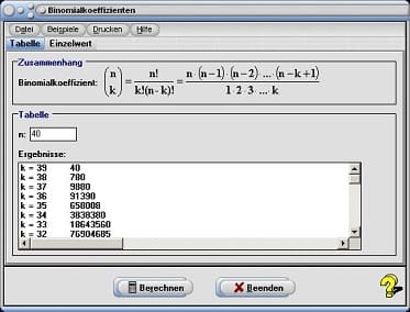 MathProf - Binomialkoeffizienten - Pascal - Dreieck - 3 über 2 - Binom - Binomial - Tabelle - Berechnen - n - k - Binomialkoeffizient  - n über 1 - n über 2 - n über k - Werte - Binomisch - Rechner - Wahrscheinlichkeit - Fakultät - Darstellung - Elemente - Zahlen - Schreibweise - Stochastik