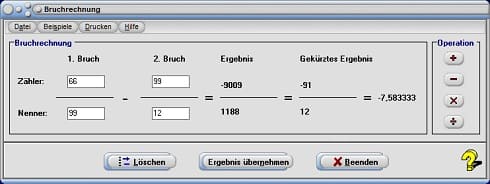 MathProf - Bruch - Brüche - Brüche multiplizieren und dividieren - Bruch in Dezimalzahl - Gemeinsame Nenner - Umwandeln - Addieren - Subtrahieren - Multiplizieren - Dividieren - Zeichen - Bruch als Dezimalzahl - Dezimalschreibweise - Erklärung - Einfach erklärt - Übersicht - Beschreibung - Definition - Grundaufgaben - Addition von Brüchen - Subtraktion von Brüchen - Addieren von Brüchen - Subtrahieren von Brüchen - Multiplizieren von Brüchen - Dividieren von Brüchen - Dividend - Divisor - Division von Brüchen - Doppelbruch - Doppelbrüche - Doppelter Bruch - Berechnen - Rechner