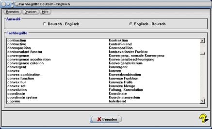 MathProf - Mathematische Begriffe - Deutsch - Englisch - Begriffe - Mathematik - Ausdrücke - Englische Begriffe - Mathematische Fachbegriffe in Englisch - Fachwörter der Mathematik in Deutsch und Englisch - Fachbegriffe der Mathematik in Englisch - Liste - Tabelle - Wörterbuch - Mathematische Ausdrücke in Englisch - Fachwörterbuch - Analysis - Fachbegriffe - Fachwort - Geometrie - Algebra - Worte - Wörter - Stochastik - Statistik