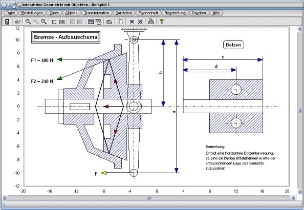 MathProf - Interaktive Geometrie - Dynamische Geometrie - Konstruktion - Geometrisches Gebilde - Geometrische Objekte - Geometrische Figur - Geometrie Formen - Geometrieprogramm - Geometrie - Software - 2