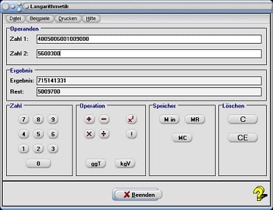MathProf - Modulo 3-Rechner - Modulo 4-Rechner - Modulo 5-Rechner - Modulo 6-Rechner - Modulo 7-Rechner - Modulo 8-Rechner - Modulo 9-Rechner - Modulo 10-Rechner - Modulo 11-Rechner - Fakultät berechnen - Rechner für Fakultäten - Rechnen mit langen Zahlen - Rechnen mit großen Zahlen - Berechnen - Rechner - Operator - Arithmetik - Definition - Darstellen - Exponent - Teilen - Quadrat - Summe - Rechnen - Beispiel - Modulo rechnen - Rechnen mit langen Zahlen