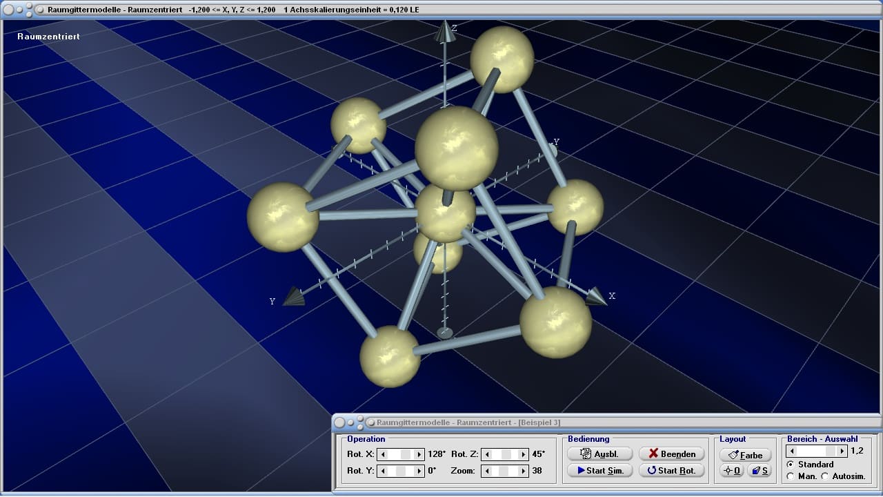 MathProf - Raumgittermodell - Hexagonales Gitter - Kristall-Strukturen - Kristallgitter - Gittermodelle - Rhombisch flächenzentriert - Rhomboedrisch - Tetragonal - Triklin - Gitterstruktur - Gitterstrukturen - Atome - Struktur - Beispiel - Raumgitter - Kristallstruktur - 3D - Darstellen - Zeichnen