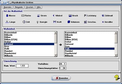 MathProf - Umrechnen - Umwandeln - Landmeile - Foot - Parsec - Acre - Quadratdezimeter - Quadratfuß - Quadratmikrometer - Quadratnanometer - Elektronenvolt - Kalorie - Kilopondmeter - Meganewton - Millinewton - Millipond - Milliradiant - Neugrad - Barrel - Bushel - Cubic foot - Cubic inch - Cubic yard - Deziliter - Gallon - Liter - Milliliter - Millipascal - Kiloampere - Mikroampere - Milliampere - Umrechnung von Längen - Faktor - Faktorisierung - Faktorisieren -  Wandeln - Umwandeln - Umwandlung - Vorsatz - Vorsätze - Rechner - Woche - Ar - Hektar - Morgen - Quadratzentimeter - Quadratmillimeter - Quadratmeter - Quadratkilometer - Quadratmeile - Doppelzentner - Kilojoule - Kilokalorie - Kilowattstunde - Megajoule - Megawattsekunde - Newtonmeter - Millijoule - Wattsekunde - Kilonewton - Kilopond - Newton - Pond - Gallone