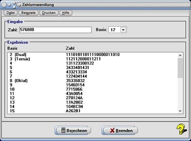 MathProf - Umwandeln - Zahlentabelle - Konverter - Wandlung - Oktalzahlen - Berechnen - Rechnen - Berechnung - Definition - Bedeutung - Arbeitsblatt - Unterrichtsmaterial - Lernen - Üben - Lösungen - Aufgaben - Polyadische Zahlensysteme - Polyadisches Zahlensystem
