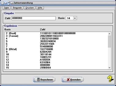 MathProf - Buchstaben - Ziffern - Hex umrechnen - Binär umrechnen - Binäre Darstellung - Oktal umrechnen - Zahl - Ziffer - Beispiel - Definition - Rechner - Zur Basis - Basis 13 - Basis 14 - Basis 15 - Basis 17 - Basis 18 - Basis 19 - Basis 21 - Berechnen - Beispiel