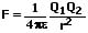 Coulombsches Gesetz - Kraft - Ladung - Formel - 2