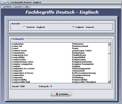 PhysProf - Fachwörter der Physik in Deutsch und Englisch - Fachbegriffe der Physik in Englisch - Wörterbuch - Wörter - Worte - Begriffe - Physikalische Begriffe - Fachwörterbuch Physik - Begriffe aus der Thermodynamik