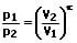 Isentrope Zustandsänderung - Adiabtaische Zustandsänderung - Formel - 1