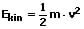 Kinetische Energie - Bewegungsenergie - Formel - 1