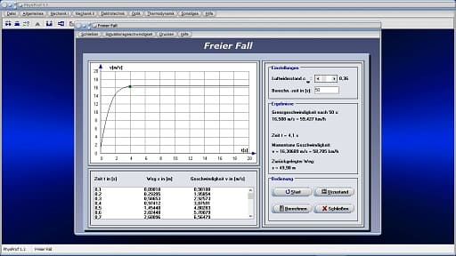 PhysProf - Freier Fall - Schwerebeschleunigung - Gravitation - Gravitationskraft - Gestirne - Planet - Planeten - Erdbeschleunigung - Himmelskörper - g - Einheit - Meter - Sekunden - Fallgesetz - Fallgesetze - Erdmasse - Anziehungskraft - Darstellung - Berechnen - Rechner