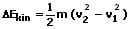 Kinetische Energie - Bewegungsenergie - Formel - 1
