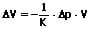Volumenänderung - Formel