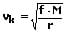 1. kosmische Geschwindigkeit - Formel