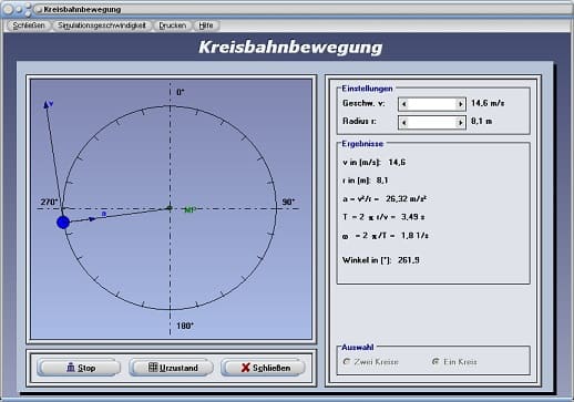 PhysProf - Drehwinkel - Drehfrequenz - Rotationsbewegung - Rotieren - Drehen - Umlauffrequenz - Anzahl - Tangentialbeschleunigung - Winkel - Winkelgeschwindigkeit - Winkelbeschleunigung - Radialgeschwindigkeit - Rotationsgeschwindigkeit - Umfangsgeschwindigkeit - Umdrehungsgeschwindigkeit - Umdrehungszahl - Darstellen - Rechner - Berechnen - Grafik