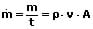 Massenstrom - Gleichung - 1
