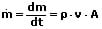 Massenstrom - Gleichung - 2