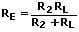 Unbelasteter Spannungsteiler - Widerstand - Formel - 1