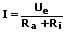 Innerer Widerstand - Ausgangswiderstand - Formel - 1