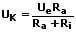 Klemmenspannung  - Formel - 1