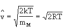 Molekül - Geschwindigkeit - Gleichung - 2