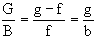 Zersteuungslinse - Gleichung - 1