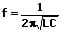 Resonanzfrequenz  - Thomson - Gleichung - Formel - 1