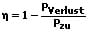 PhysProf -  Wirkungsgrad - Abgegebene Leistung - Zugeführte Leistung - Formel - 3
