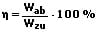 PhysProf -  Wirkungsgrad - Abgegebene Leistung - Zugeführte Leistung - Formel - 5