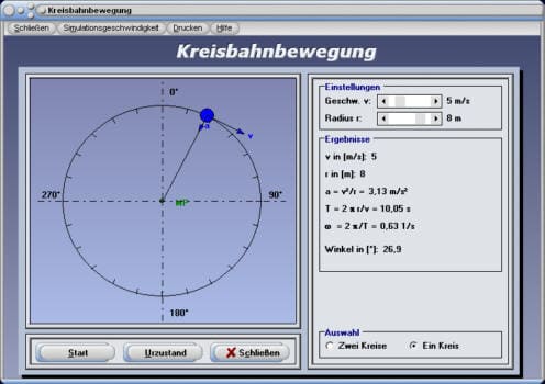 Kreisbewegung | Winkelgeschwindigkeit | Beschleunigung ...