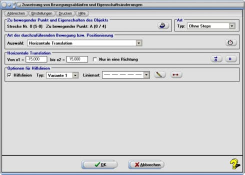 SimPlot - Zeitgesteuert - Simulation - Bewegung - Kurve - Funktion - Graph