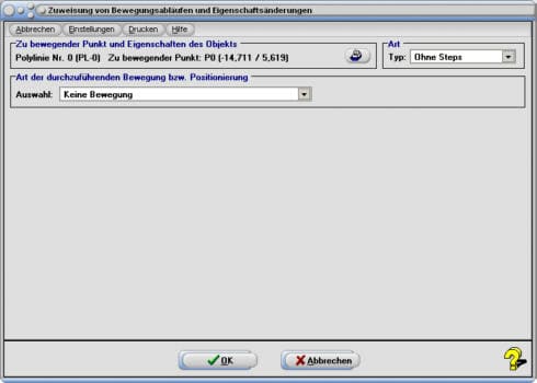 SimPlot - Bewegungsablauf - Simulieren - Translation