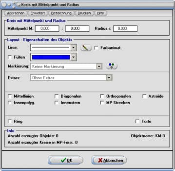 Simplot - Kreis -Stern - Ring - Zeichnen - Grafik - Eigenschaften - Farbe - Linienstil - Mittellinie - Erstellen - Erzeugen - Zeichnen - Zahnrad - Zahnräder - Ring - Kreisschar - Rahmen - Simulation - Skala - Skalierung