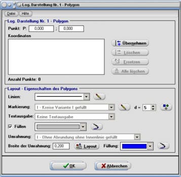 SimPlot - Logarithmisch - Polygon - Vieleck - Logarithmische Darstellung - Skalierung - Achse