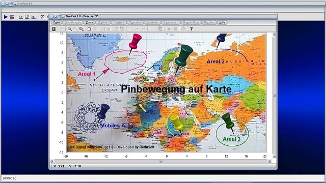 SimPlot - Animation - Bilder - Simulation - Karte - Landkarte - Geographie - Interaktive Grafiken - Programm - Tool - Analyse - Simulationen