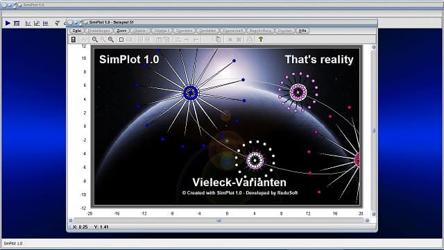 SimPlot - Animation - Bilder - Simulation - Vieleck - Polygon - Kunst - Visualsierung - Software