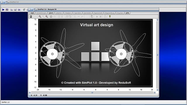 SimPlot - Animation - Bilder - Simulation - Autosimulation - Funktion - Kurve - Präsentation - Konstruktion - Schaubilder - Infografik