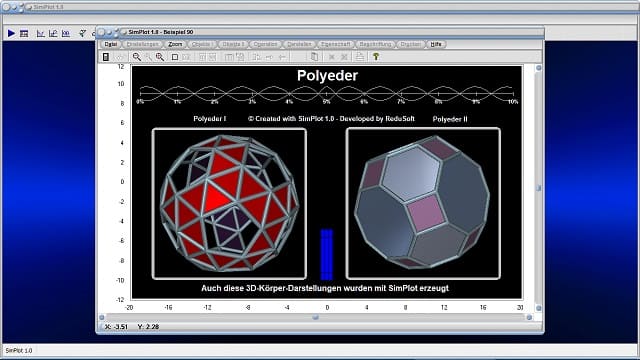 SimPlot - Animation - Bilder - Simulation - Polyeder - Archimedische Körper - Design - Layout - Bild - Grafikanimationen - Präsentationen