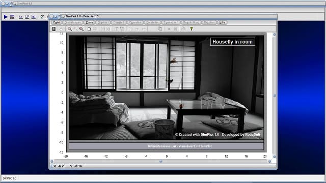 SimPlot - Animation - Bilder - Simulator - Wohnraum - Stubenfliege - Rustikal - Präsentationen - Computeranimationen - Visualisierung