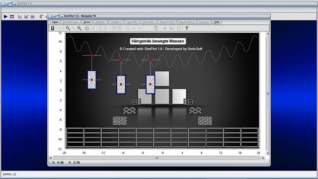 SimPlot - Animation - Bilder - Simulator - Gitter - Sinuskurve - Infografik - Interaktive Grafiken - Programm - Tool - Analyse - Simulationen