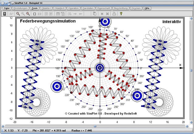 SimPlot - Simulationssoftware - Gesteuerte Abläufe - Technik - Physik - Physikalische Prozessabläufe