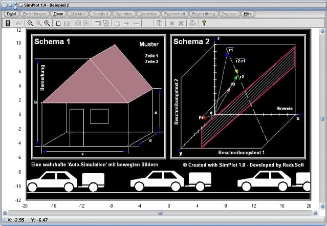 SimPlot - Animiert - Ablaufsteuerung - Automatisierung - Bilder - Vektoren - Konstruktion