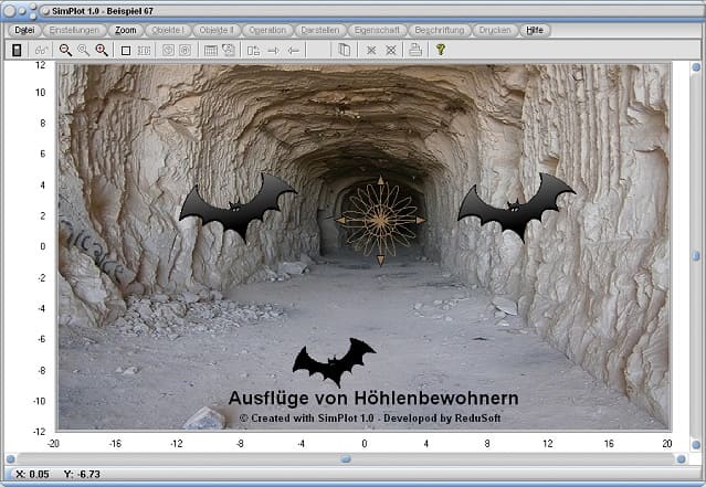 SimPlot - Fledermäuse - Fliegen - Höhle - Animation - Simulation - Höhlenbewohner - Bild