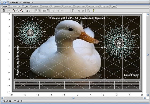 SimPlot - Aufzeichung - Animationen - Kurven - Zeichnen - Kunst - Bewegte Bilder - Mathematik 