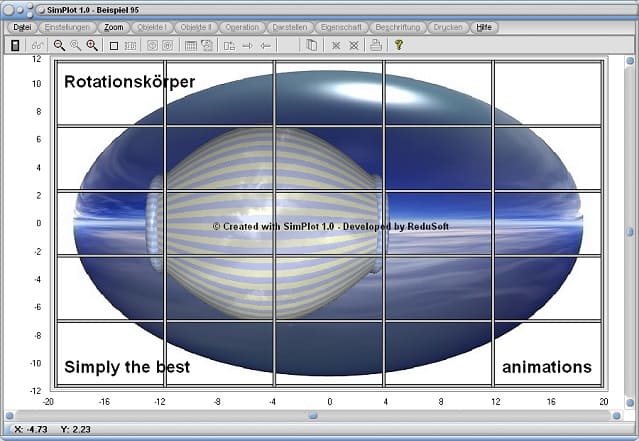 SimPlot - Rotationskörper - Drehkörper - Animation - Kunst - Visuell - Automatisierte Bewegungen