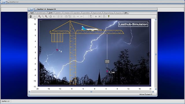 SimPlot - Aufzeichung - Animationen - Programm - Software - Bewegung - Computeranimation - Zeitsteuerung - Zeitgesteuerter Ablauf - Steps - Simulation - Animation - Zeitabhängige Steuerung
