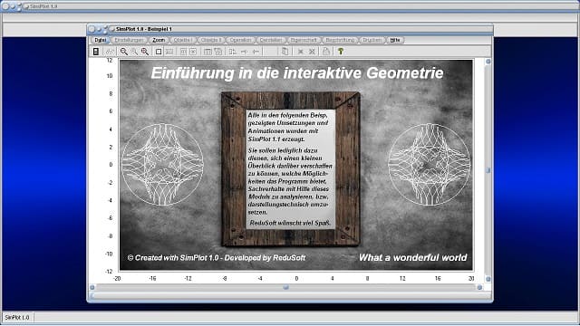 SimPlot - Animationen - Bilder - Grafiken - Schaubild - Infografik - Interaktiv - Grafisch - Programme - Interaktive Grafik