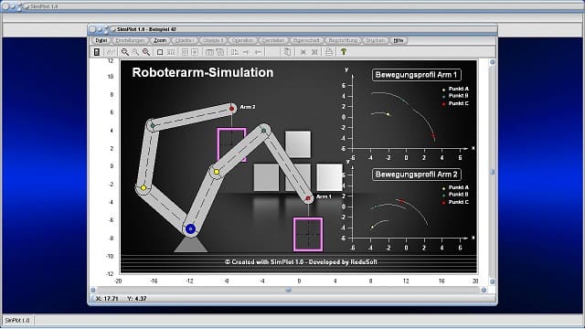 SimPlot - Software - Programm - Computeranimationen - Computergrafik - Visualisierungsprogramm - Grafikanimationen - Datenvisualisierung - Modelle - Anwendungssoftware - Anwendungsprogramme - Daten - Diagramme - Schaubilder - Zeitreihenanalyse - Technik - Grafisch - Modellierung - Gestaltung - Simulation - Animationen - Prozesse