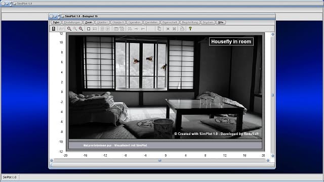 SimPlot - Fliegen - Interaktive Präsentationen - Grafisch - Grafiken - Grafik erstellen - Darstellen - Bild - Bilder - Plotter