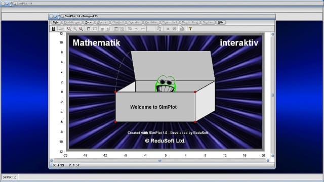 SimPlot - Comic - Simulation - Grafik - Programm - Computersimulation - Computeranimation - Interaktive Grafiken - Software